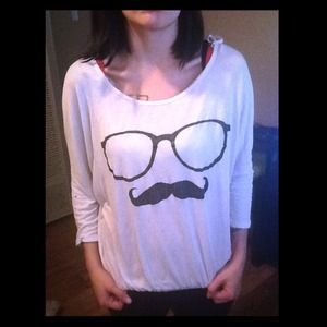 Sunglasses and Mustache Shirt