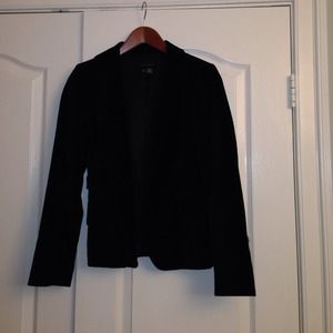 Zara black velvet blazer