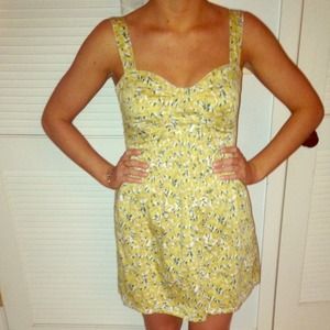 Free People Floral Mini Dress