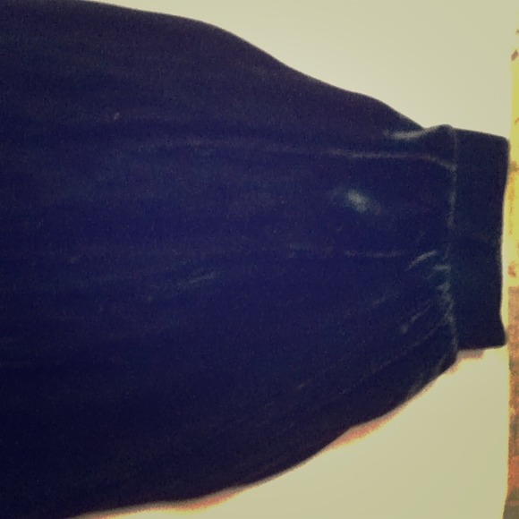 Dark green velvet skirt