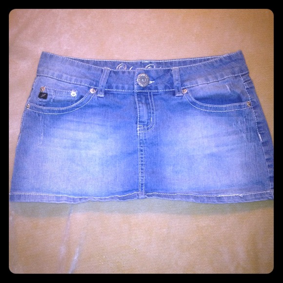 Light blue Jean Skirt