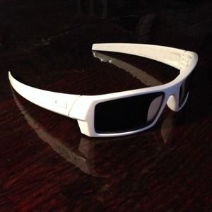 Oakley White GASCAN Sunglasses