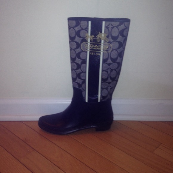 COACH rain boots