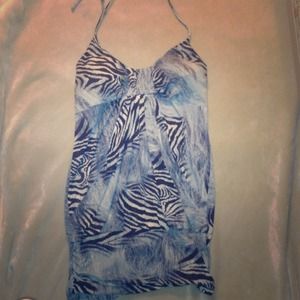 An animal print Dress