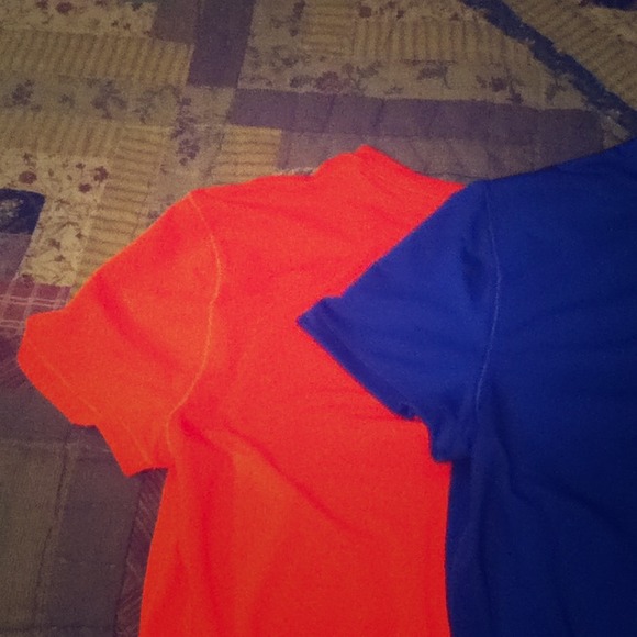 Bundled: two exercise shirts