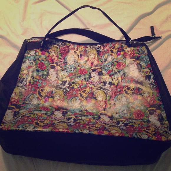 Ed Hardy overnight bag!