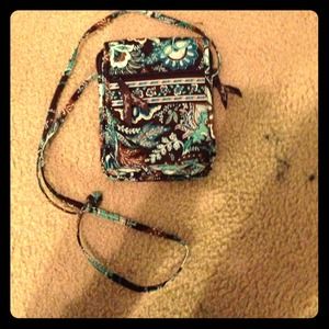 Vera Bradley mini-hipster cross body bag