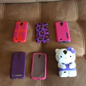 Lot of Samsung S4 cases