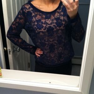 Cute see through detailed sweater!