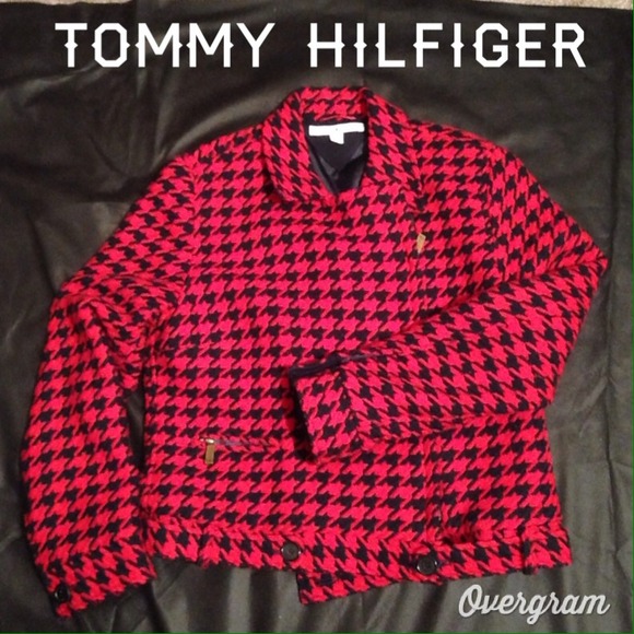 💋Tommy Hilfiger Houndstooth Jacket💋