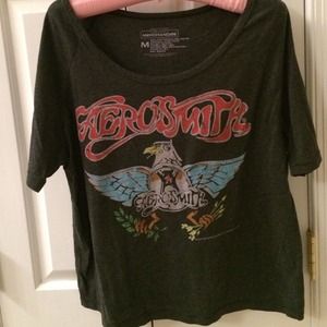 Aerosmith gray eagle t-shirt