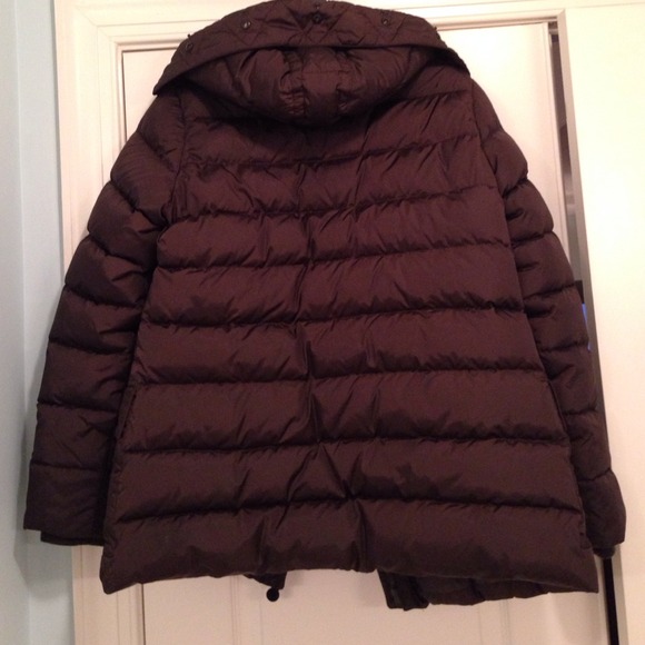"SOLD" Moncler goose down chocolate 3/4 coat - Picture 3 of 4