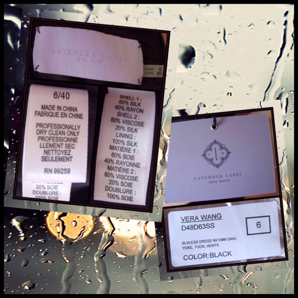 Vera Wang Lavender Label Satin & Velvet Dress NWT - Picture 3 of 3