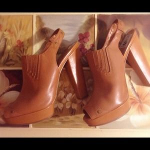 Reserved for @tati cBCBG Peep Toe Booties