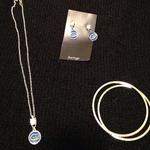 Florida Gator jewelry set