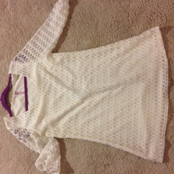 White lace dress