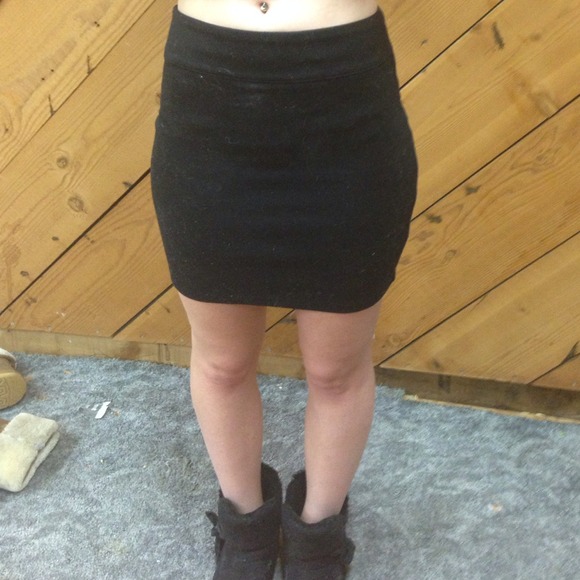 Black 'bdg' skirt from UO