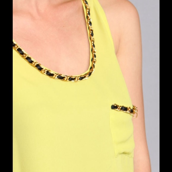 🚫bundled🚫Chain and ribbon embellished racerback - Picture 3 of 4