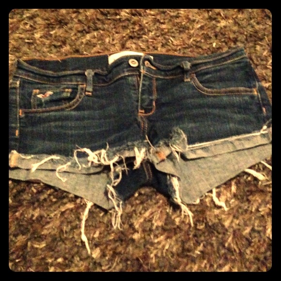 Hollister jean shorts