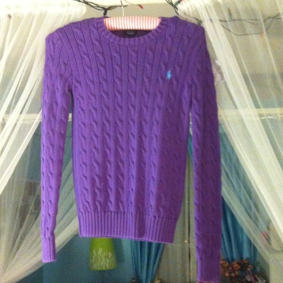 Ralph Lauren Purple Sweater - Picture 1 of 1