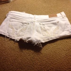 ❌SOLD❌white hollister shorts