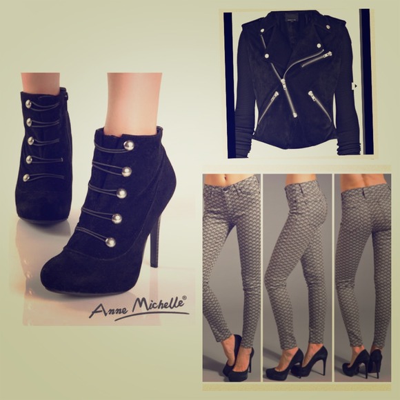 Anne Michelle Military Style Booties