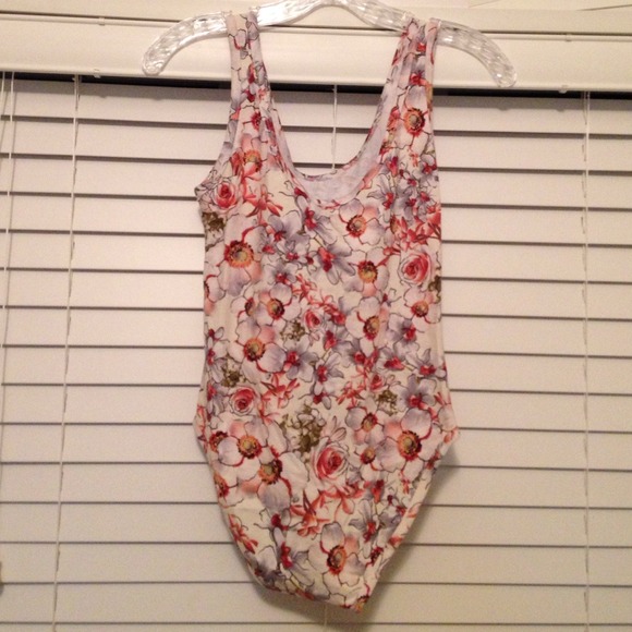 NEVER WORN floral leotard - Picture 2 of 2