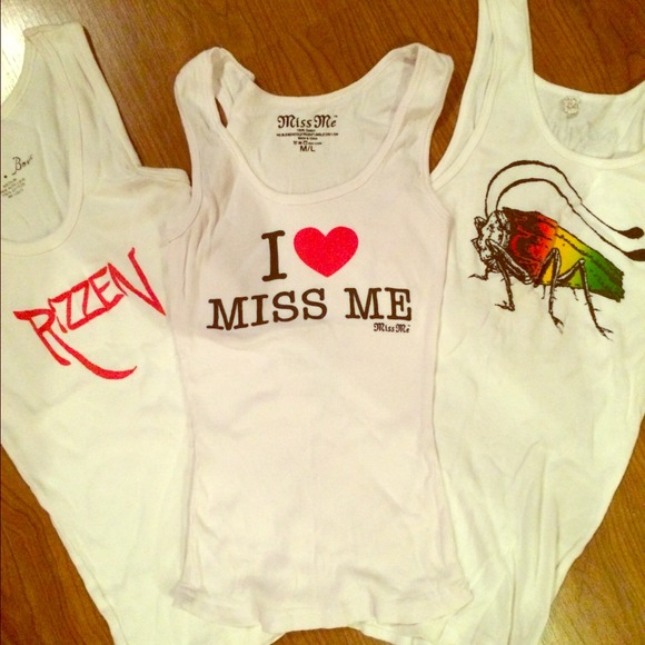 3 Tank Bundle - Miss Me, Rizzen & Dubie Wear!
