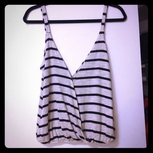 ❌ SOLD V Neck Stripe Tank