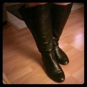 Wide Calf Black Boots