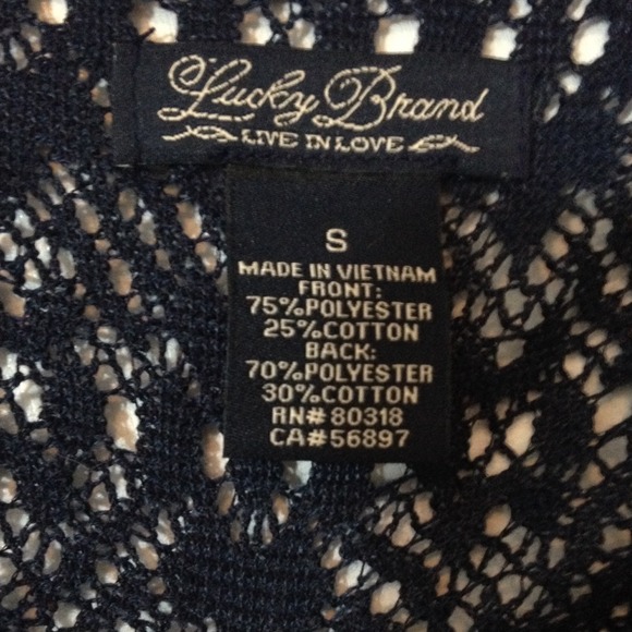 ❌SOLD❌Lucky Brand Tee - Picture 2 of 2