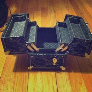 Black lace makeup case :)