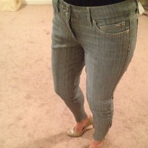 ‼️⬇️‼️JOE'S NWT ANKLE ZIP CHELSEA RAILROAD STRIPED