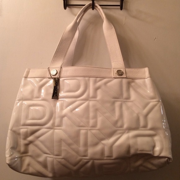 DKNY white Handbag