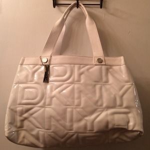DKNY white Handbag