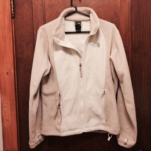 ❄️Winter sale!❄️ Northface zip up in beige/ivory