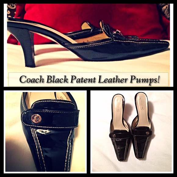 **Beautiful Coach Patent Leather Pumps!**