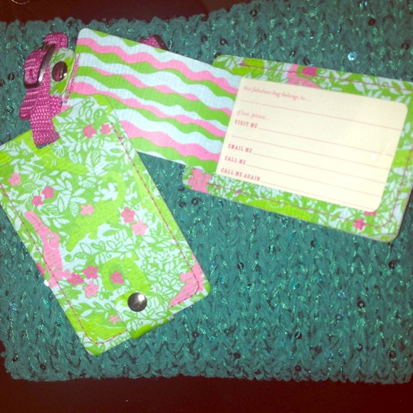 Lilly Pulitzer luggage tags!💥NEW PRICE REDUCTION