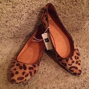 Leopard print flat by the GAP. Size 8W