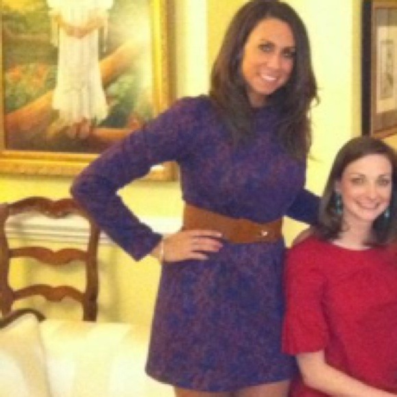 Blue cocktail dress