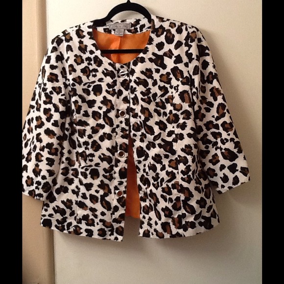 Leopard print jacket