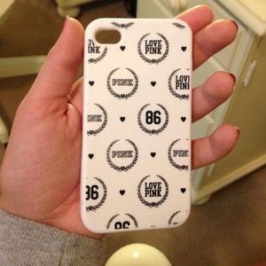 iPhone 4/4s love pink case