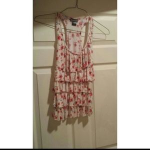 Pink Floral print top