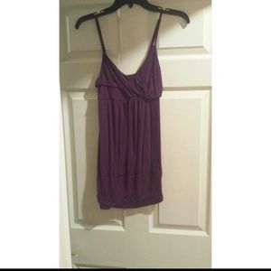 Purple spaghetti strap top