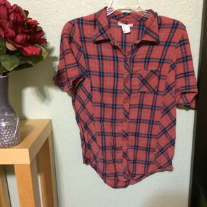 Billabong Red/Blue Flannel