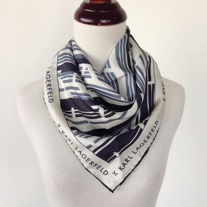 Karl Lagerfeld Zimra silk scarf