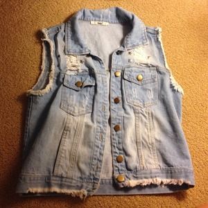 denim vest