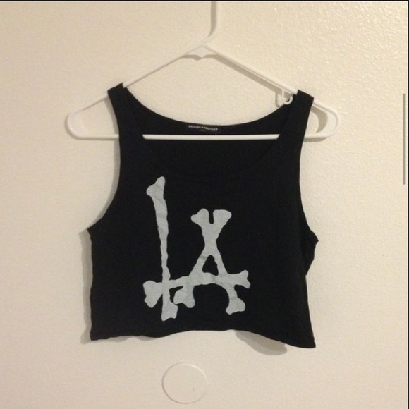Brandy la bones crop top