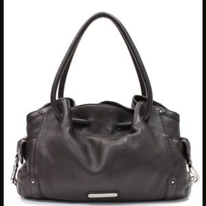Cole Haan dark brown village II bucket tote