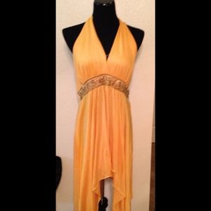 👚Yellow beaded long top👚